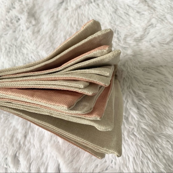 Nwt Set of 4 Boho Rustic Home Day Throw Love Themed Burlap Pillows 18”x18” - Picture 8 of 9